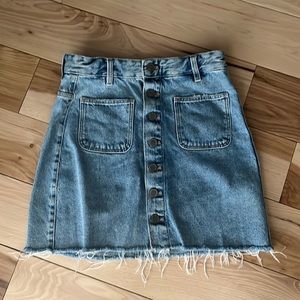 Zara Button Skirt